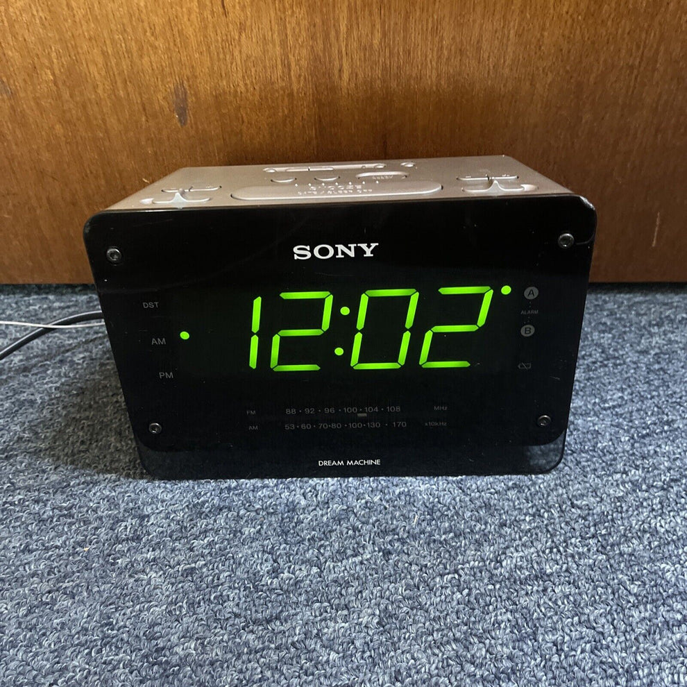 Sony Dream Machine ICFC414 Alarm Clock AM/FM Radio Retro Unit