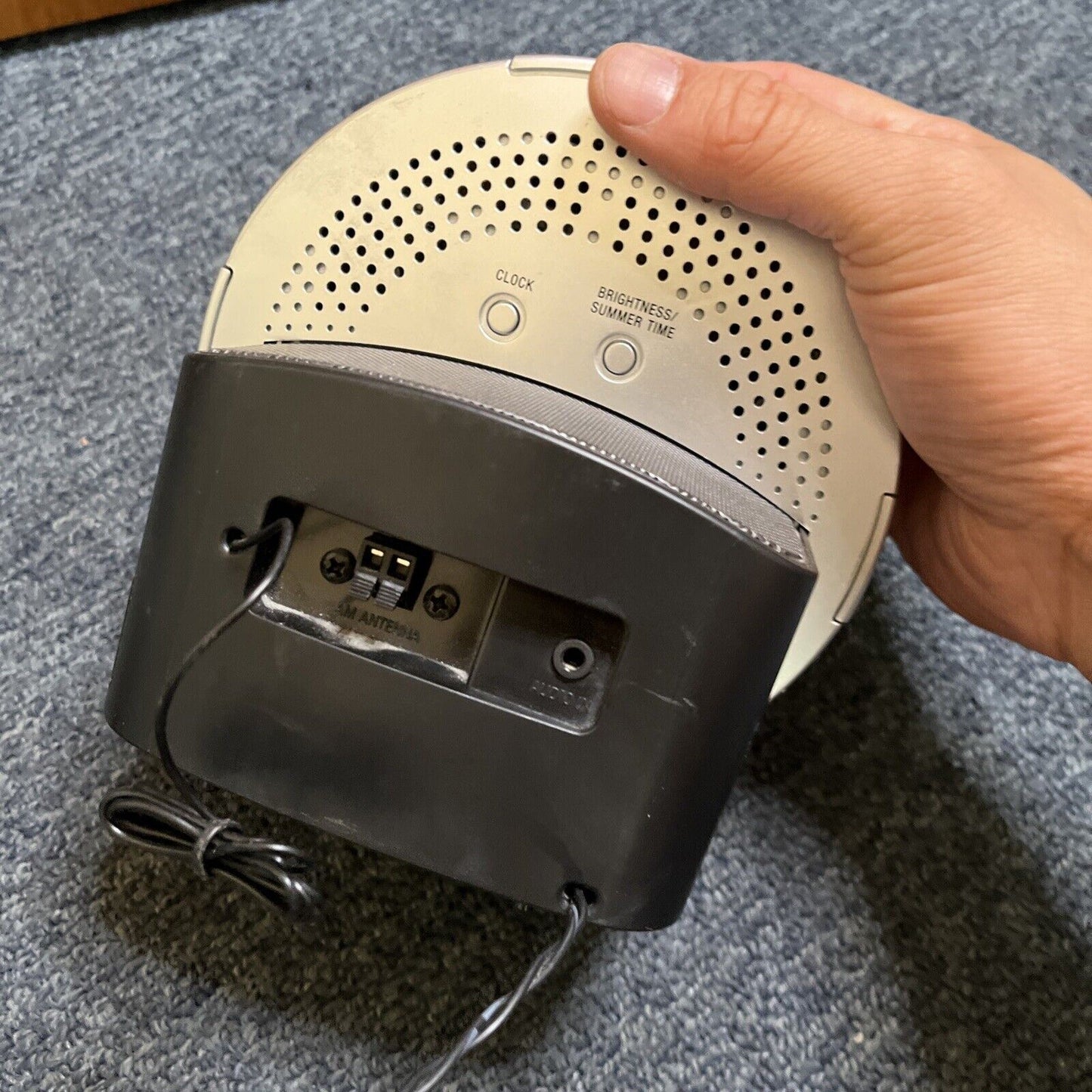 Sony Dream Machine Alarm Click FM/AM Radio CD 30-pin iPod ICF-CD3iP CD Player