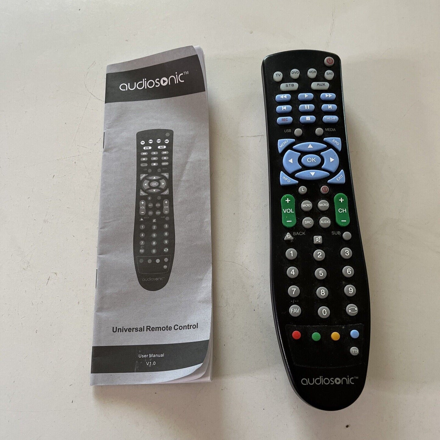 Audiosonic Universal Remote Control  JLR-6002