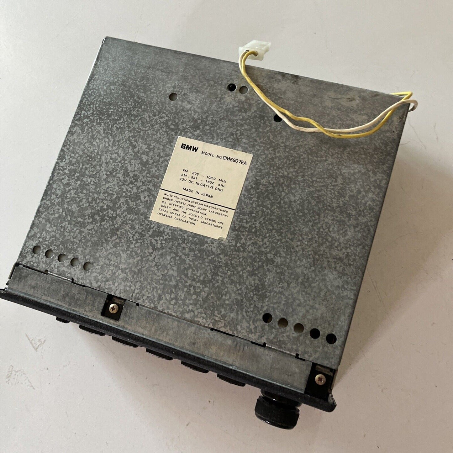 BMW Cassette AM/FM Radio Player Car Audio CM5907EA  *Untested*