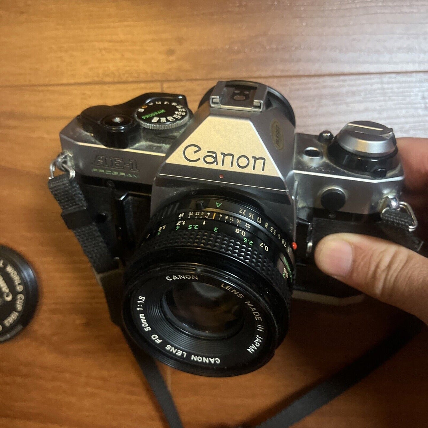 Canon AE-1 Program SLR Film Camera with 50mm Lens *Untested*