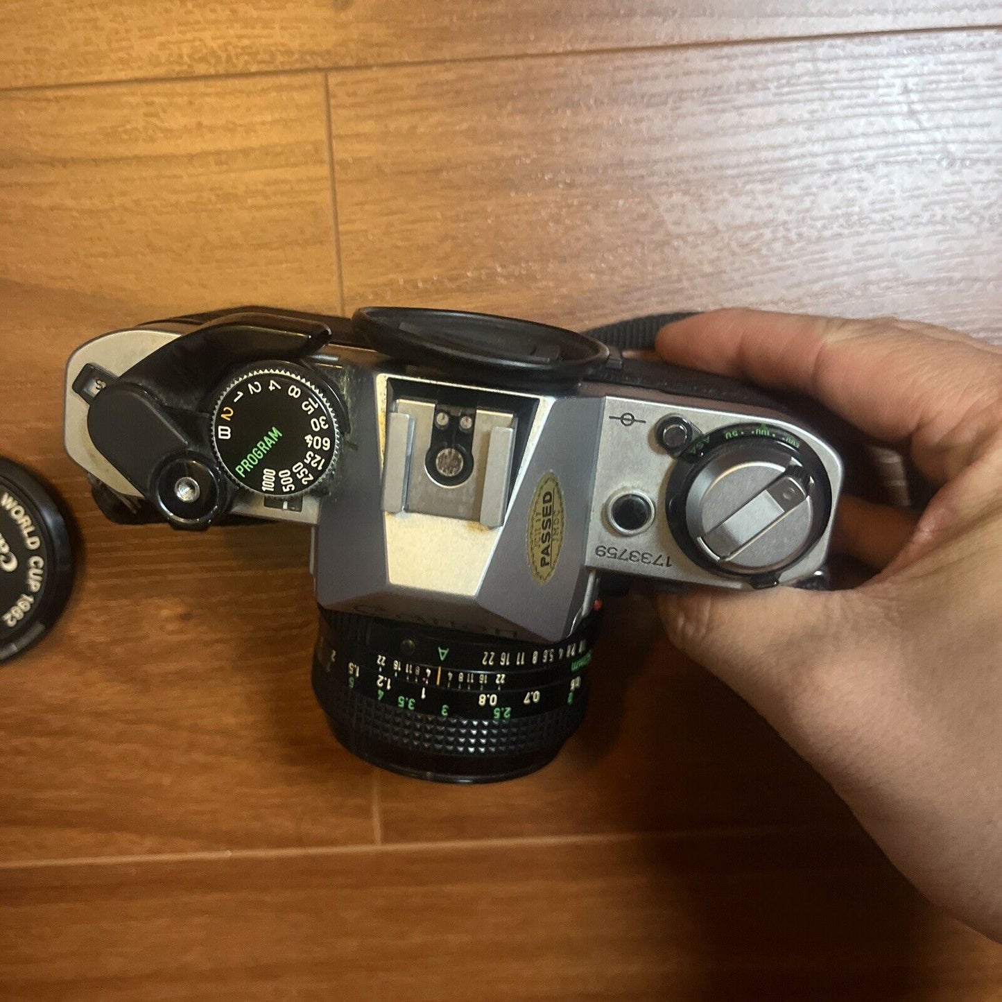 Canon AE-1 Program SLR Film Camera with 50mm Lens *Untested*