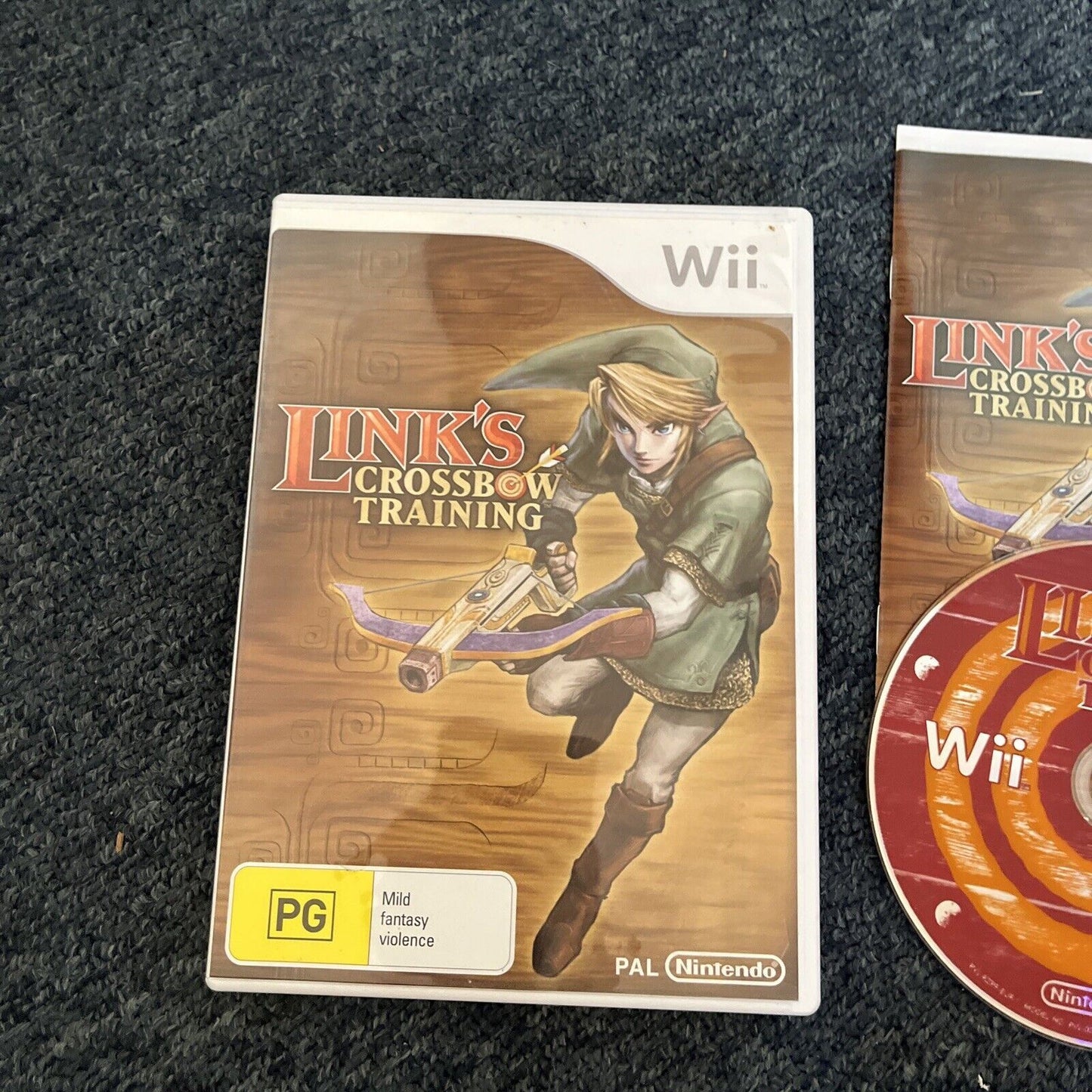 Link's Crossbow Training with Crossbow Nintendo Wii with Manual PAL