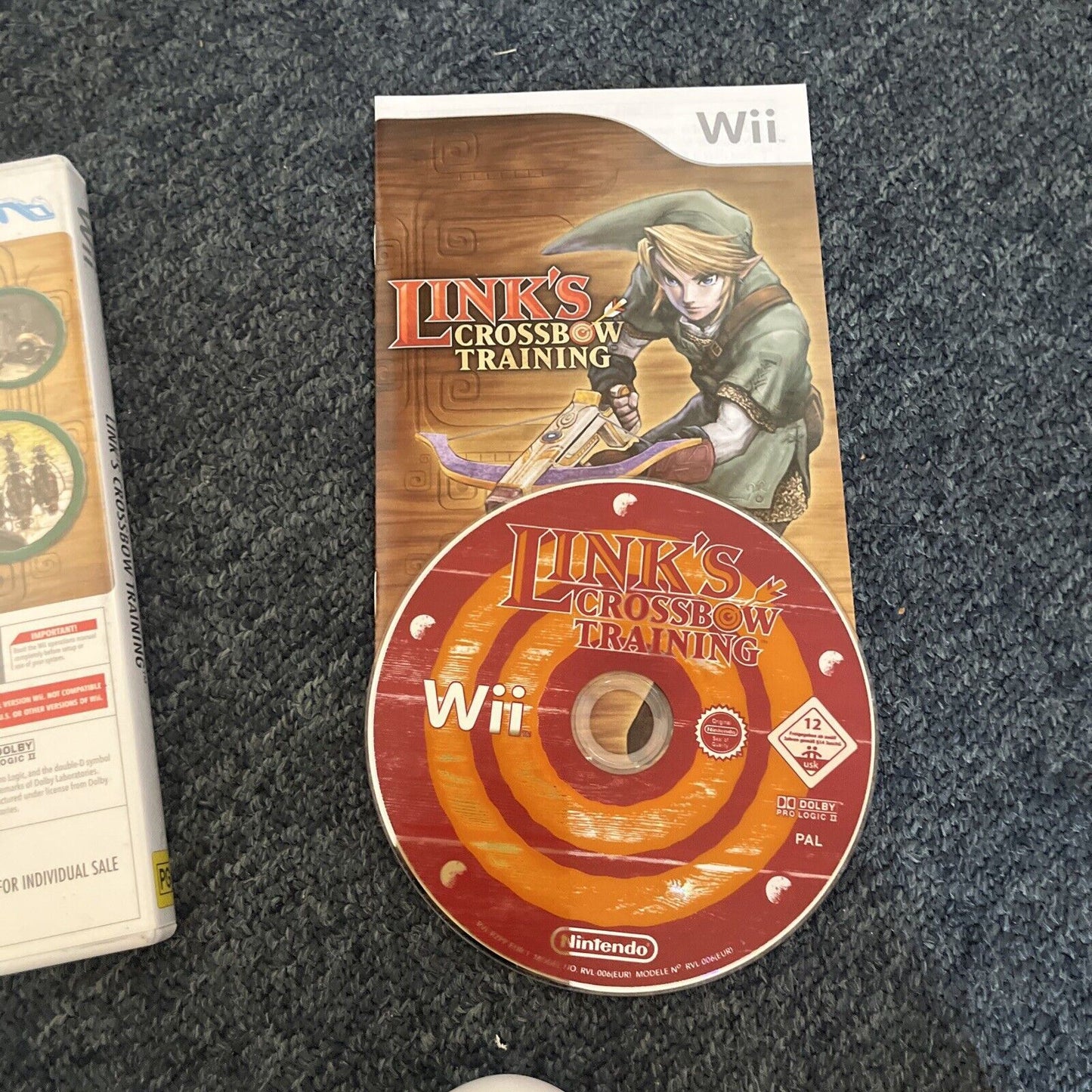 Link's Crossbow Training with Crossbow Nintendo Wii with Manual PAL