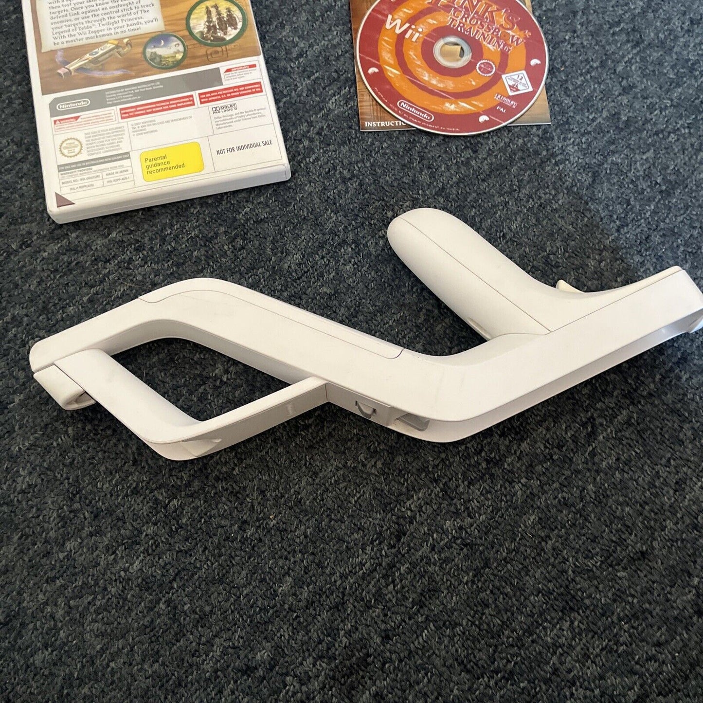 Link's Crossbow Training with Crossbow Nintendo Wii with Manual PAL