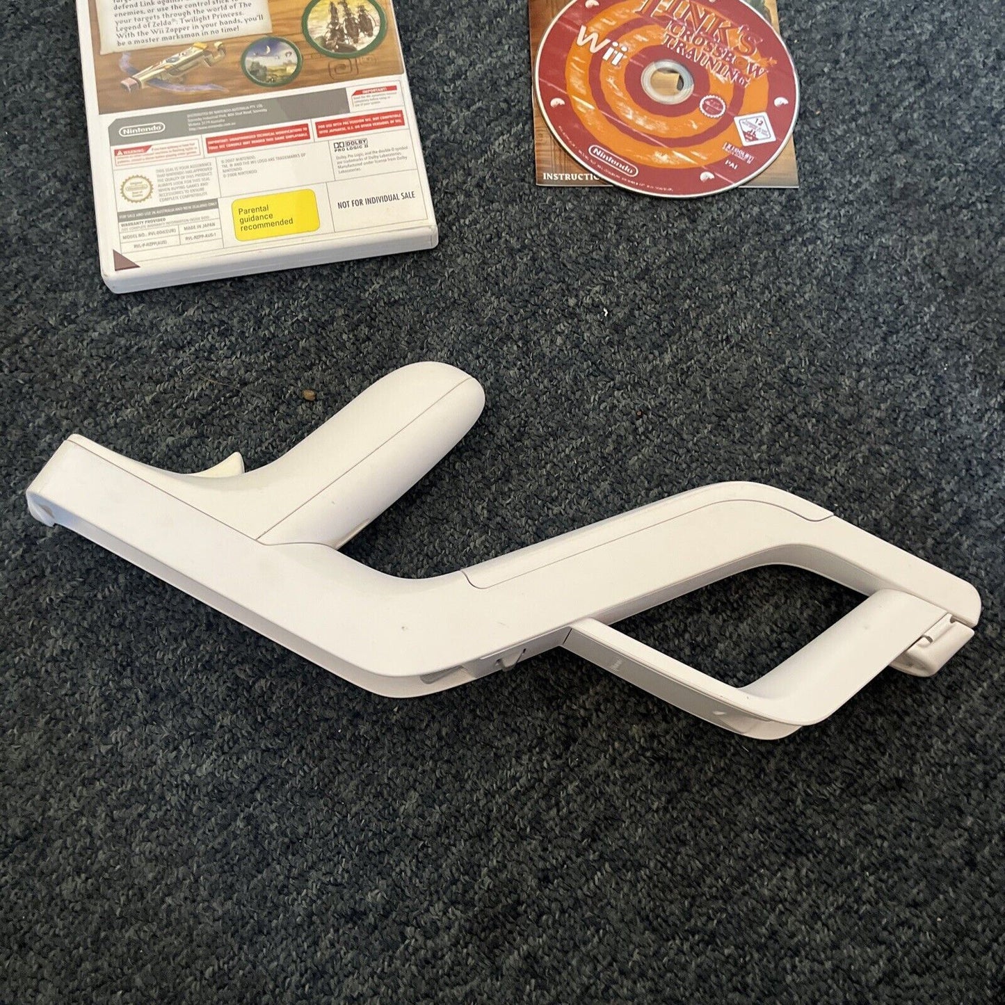 Link's Crossbow Training with Crossbow Nintendo Wii with Manual PAL