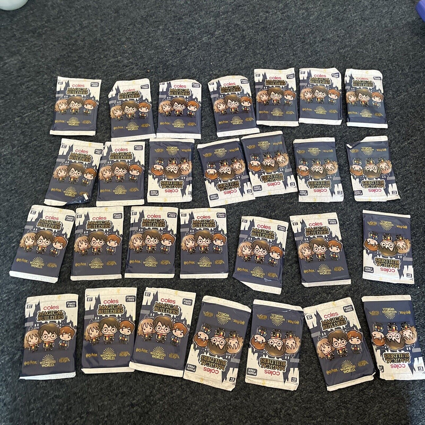 *New Sealed* 28x Coles Magical Builders Harry Potter /Fantastic Beasts