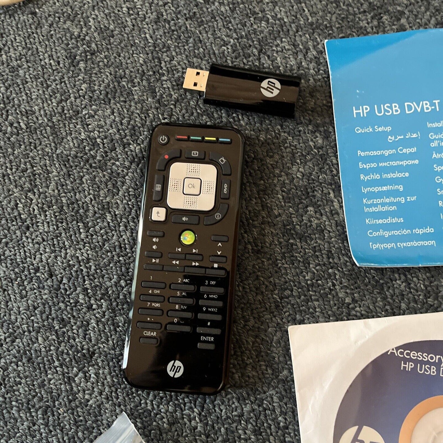 HP USB DVB-T TV Tuner Digital TV Tuner with Remote 580715-001