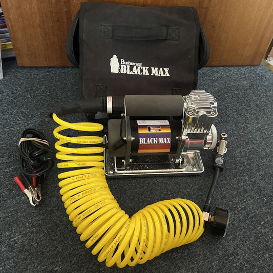 Bushranger Black Max 12V Air Compressor Pump | 4WD 4x4 Portable Car 55x12