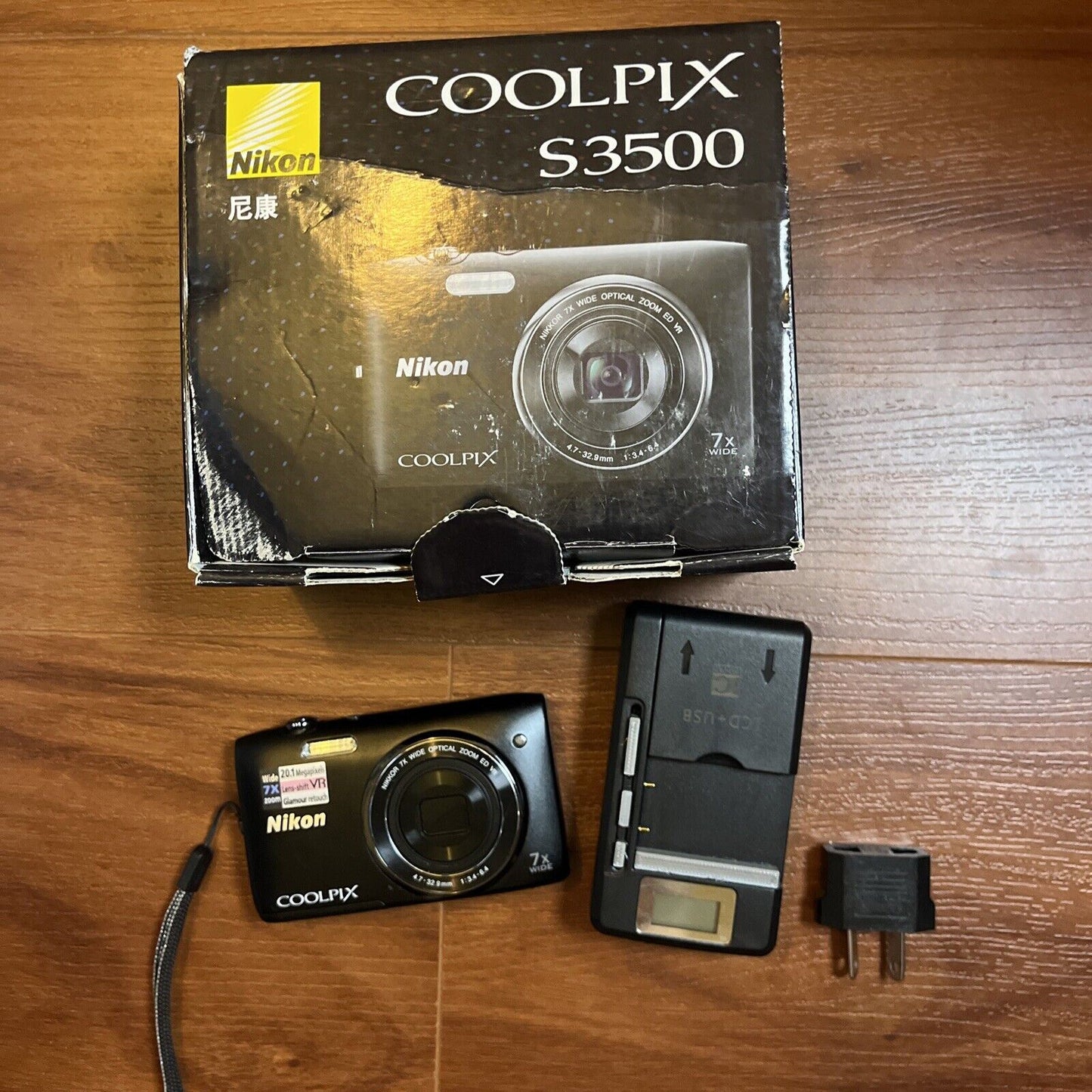 Nikon Coolpix S3500 Digital Camera 20.1MP