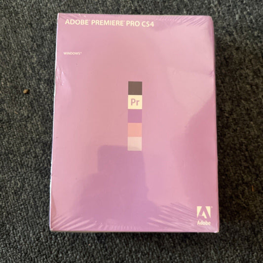 *New Sealed* Adobe Premiere Pro CS4 for Windows XP