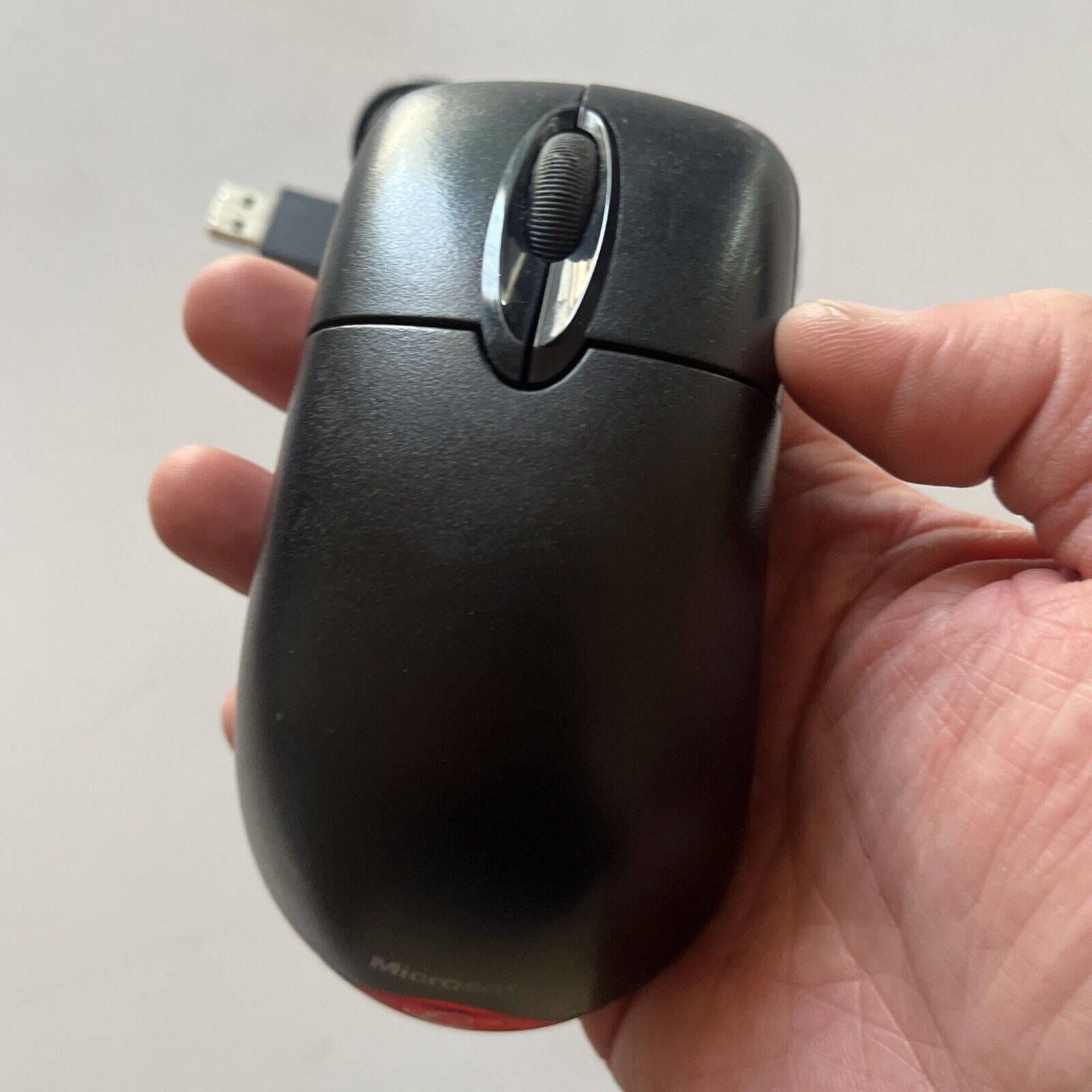 Microsoft Wheel Mouse Optical 1.1A USB and PS/2 Compatible Retro Unit