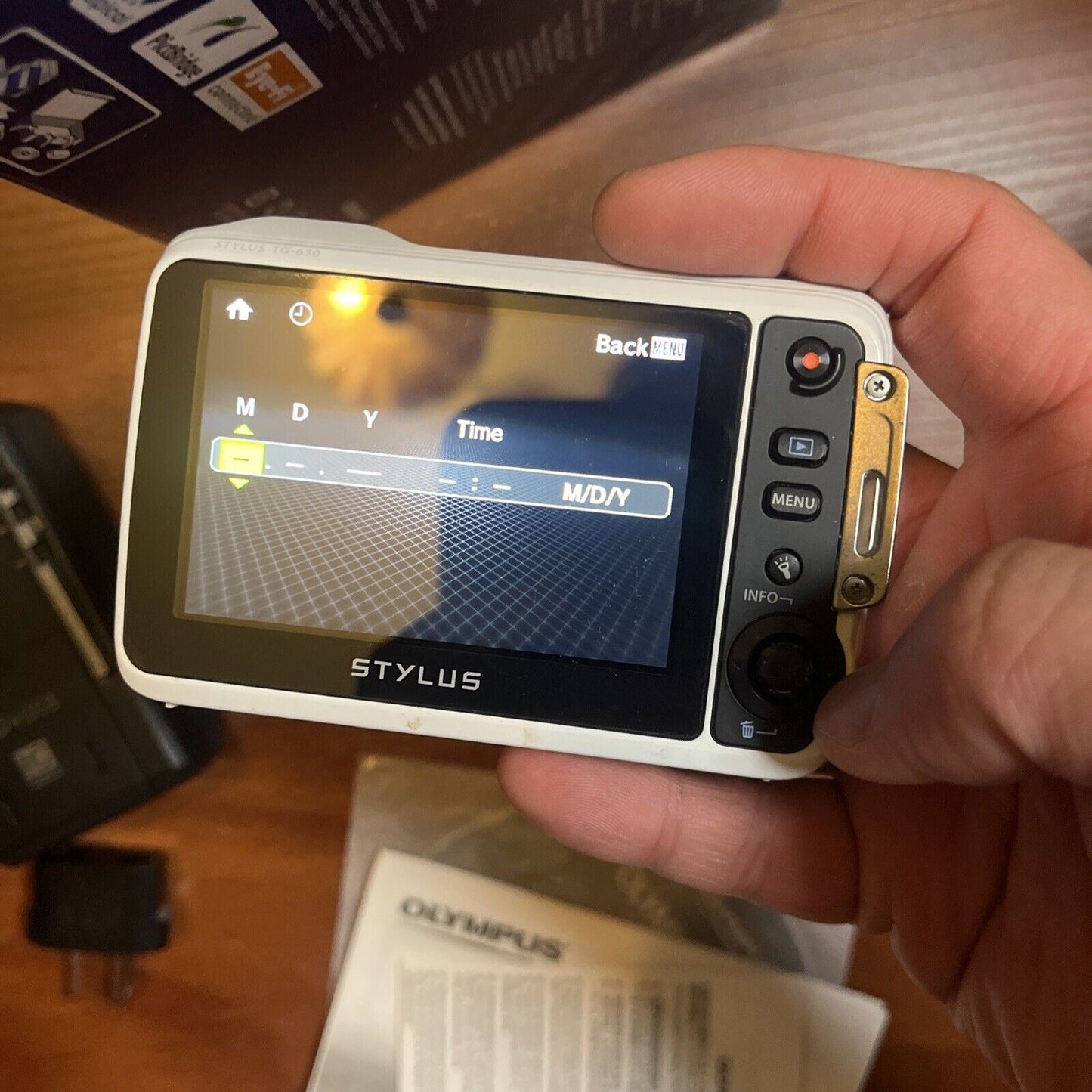 Olympus Stylus Tough TG-630 iHS 12.0 MP Digital Camera White - 5m Waterproof