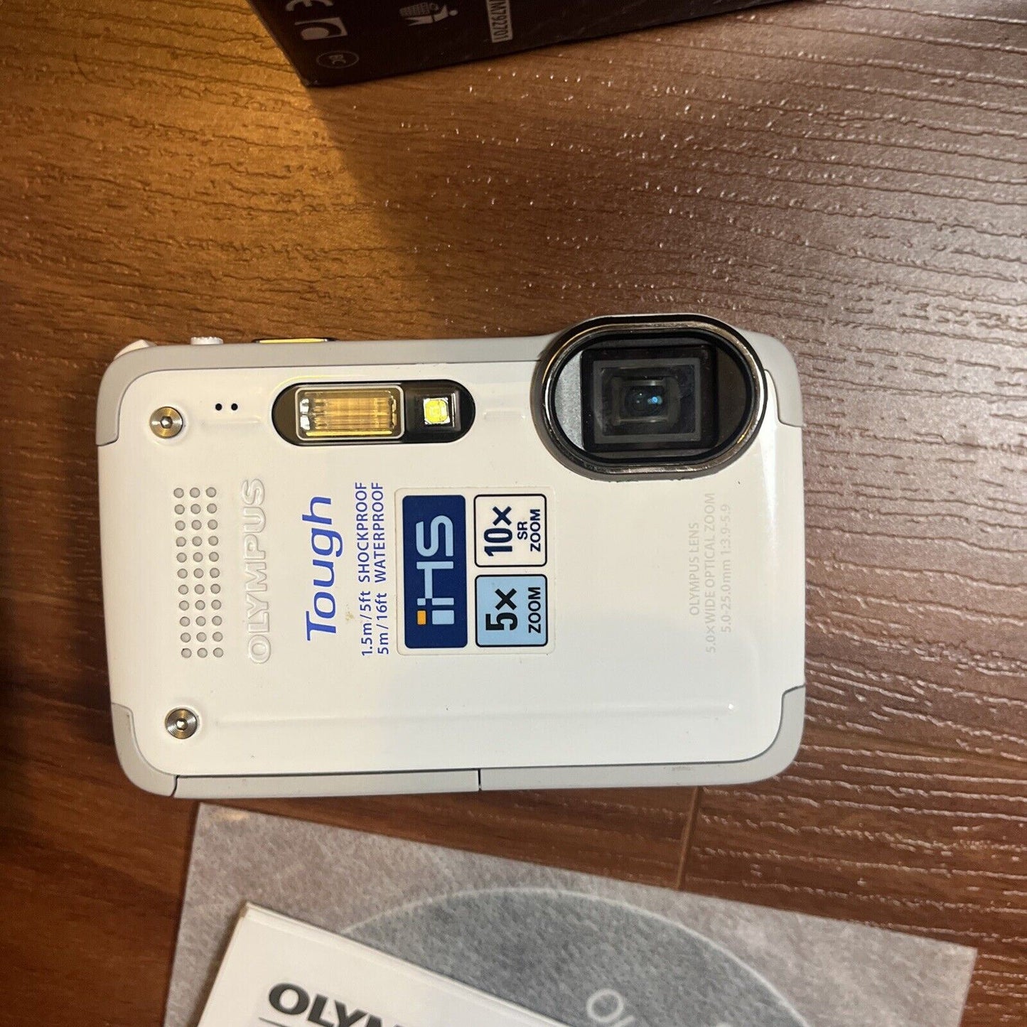 Olympus Stylus Tough TG-630 iHS 12.0 MP Digital Camera White - 5m Waterproof