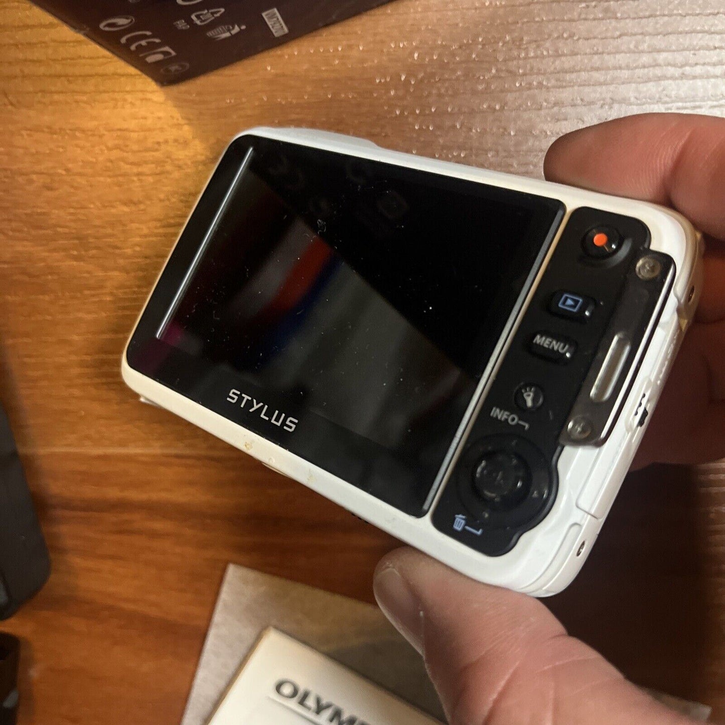 Olympus Stylus Tough TG-630 iHS 12.0 MP Digital Camera White - 5m Waterproof