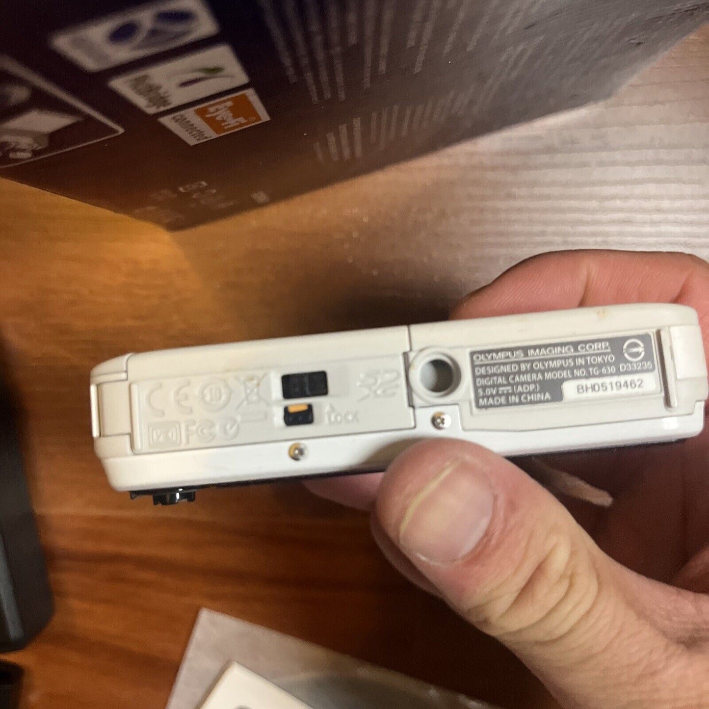 Olympus Stylus Tough TG-630 iHS 12.0 MP Digital Camera White - 5m Waterproof