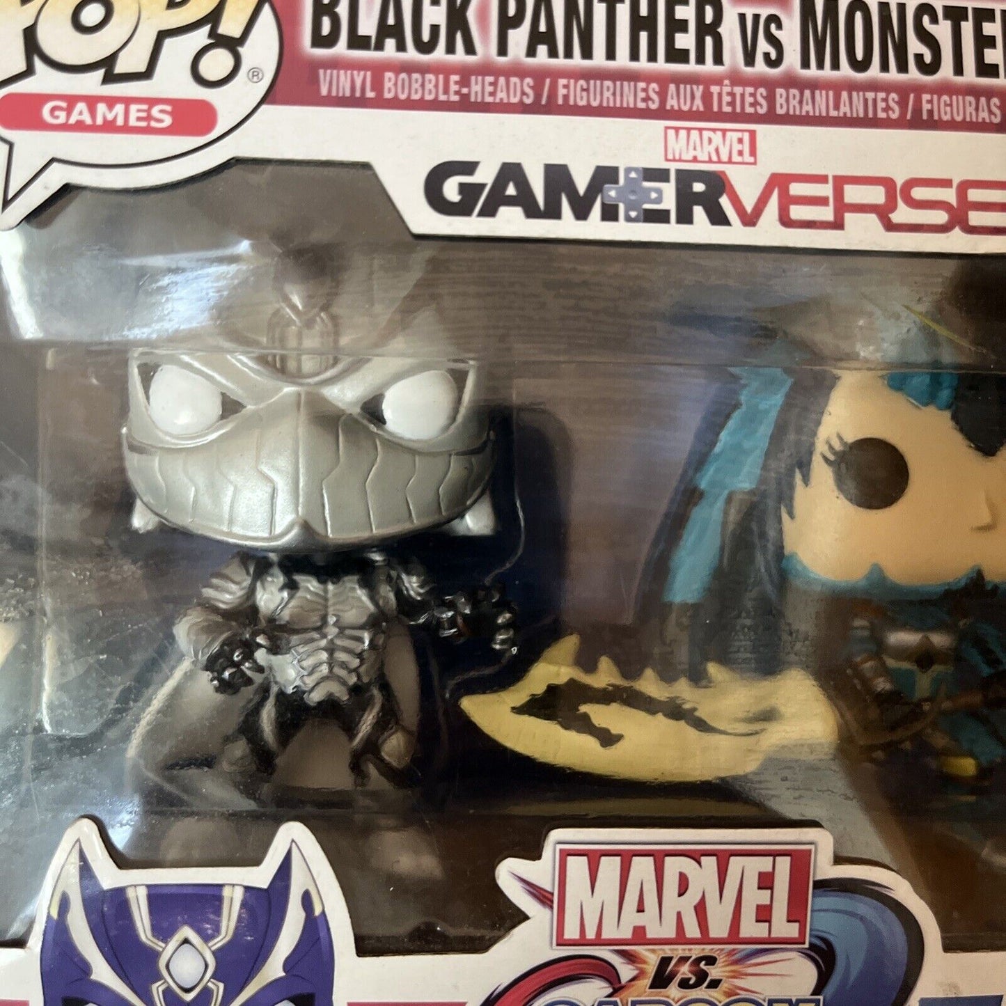 Black Panther vs Monster Hunter Funko Pop Vinyl 2-Pack Gamerverse Marvel