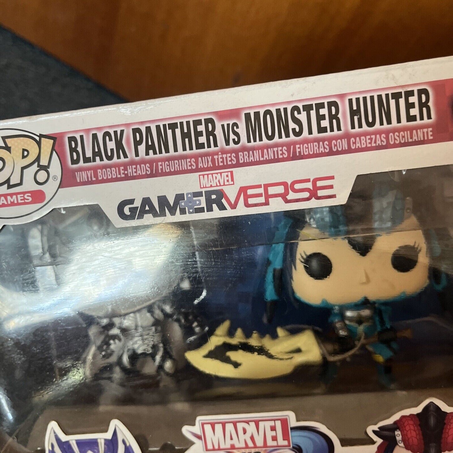 Black Panther vs Monster Hunter Funko Pop Vinyl 2-Pack Gamerverse Marvel