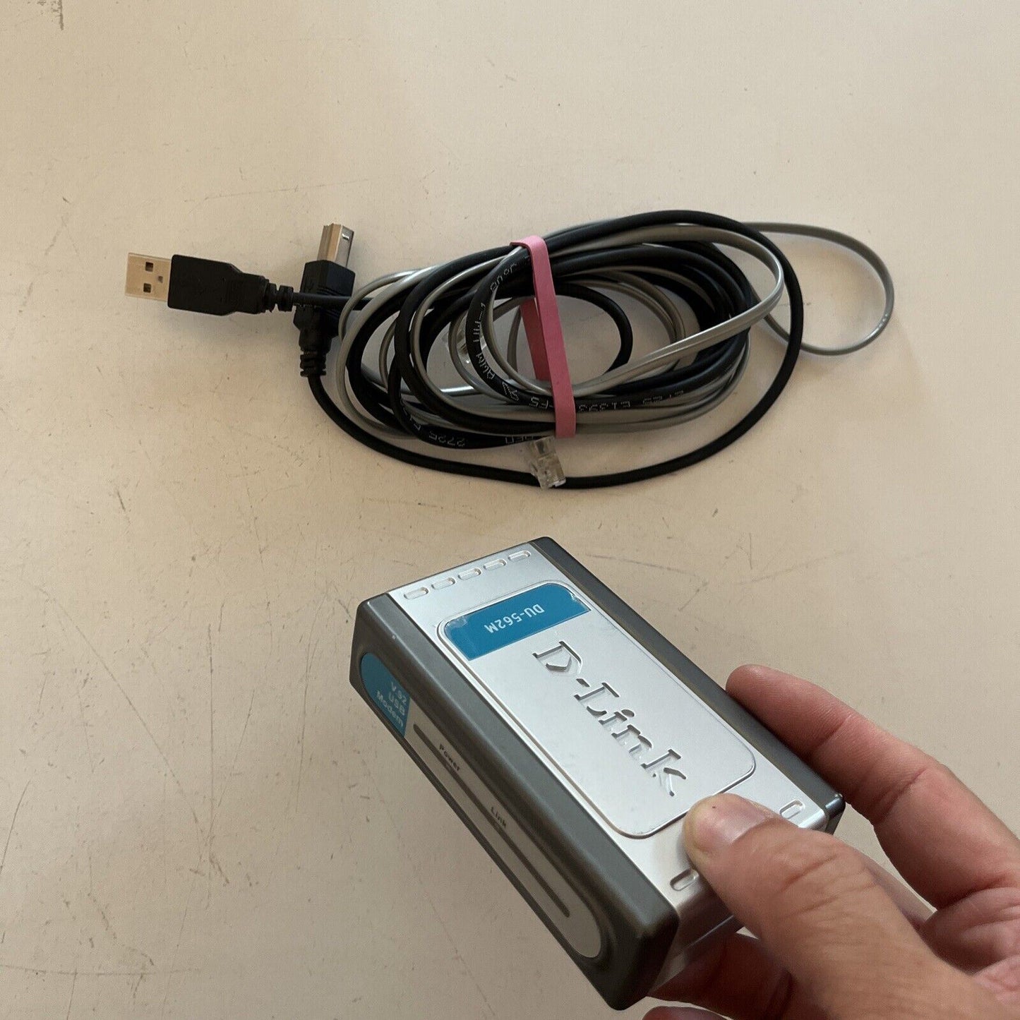 D-Link DU-562M V92 External USB Modem 56K Dialup Modem