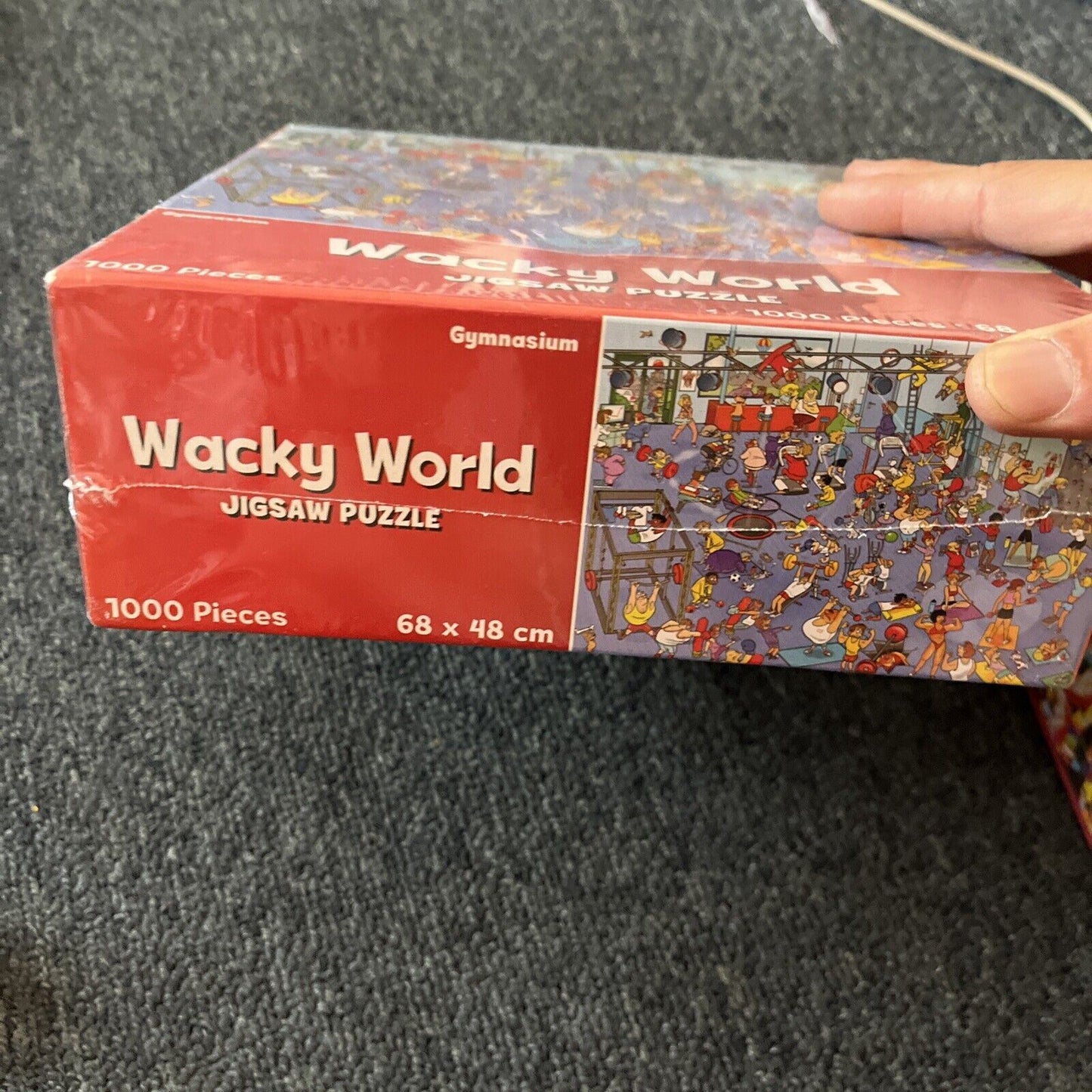 2x Jigsaw Puzzles: Wacky World Gymnasium 1000 Pcs & Target Puzzle 1000 Pcs