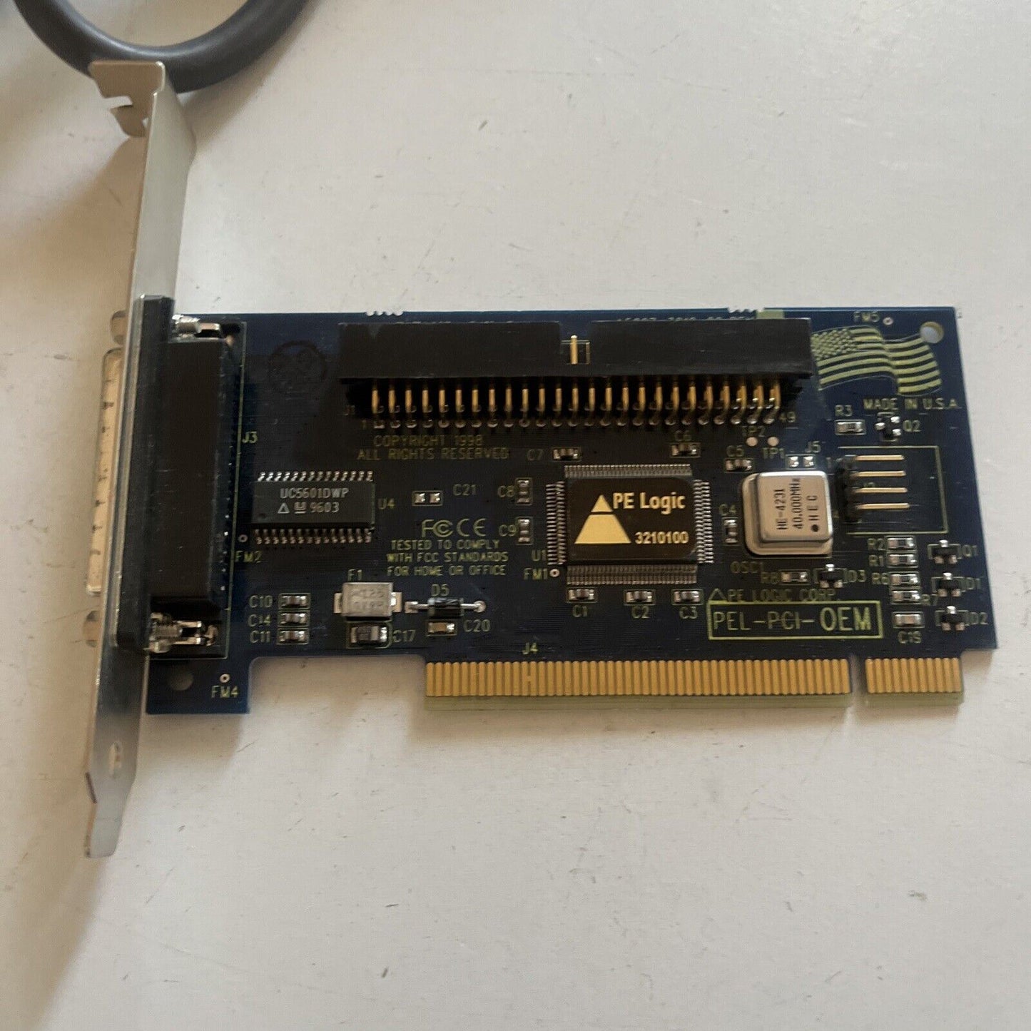 PE Logic PCI 3210100 Scsi Controller with 1m Iomega SCSI Cord