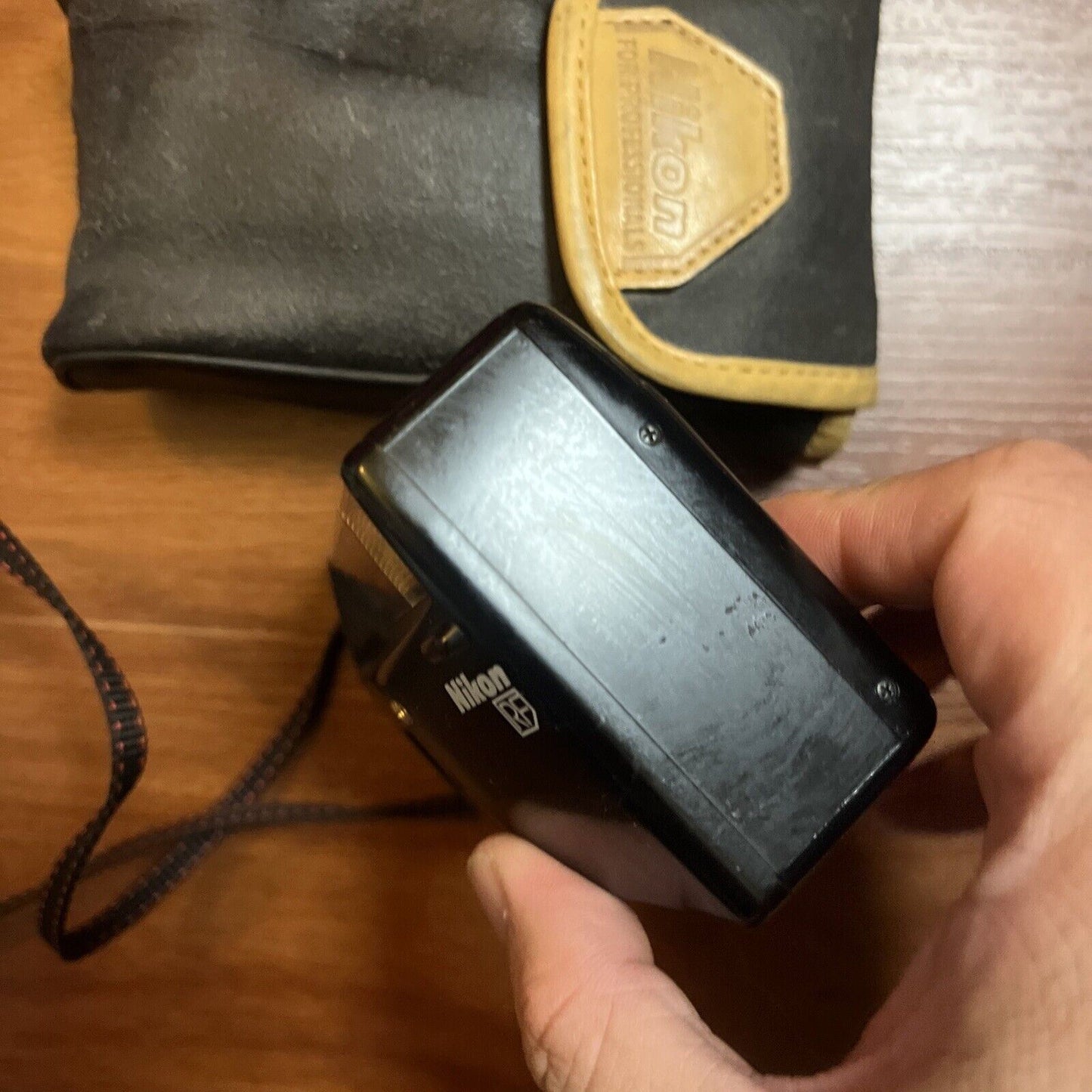 Nikon RF 35mm Film Camera *Works but has broken battery lid*