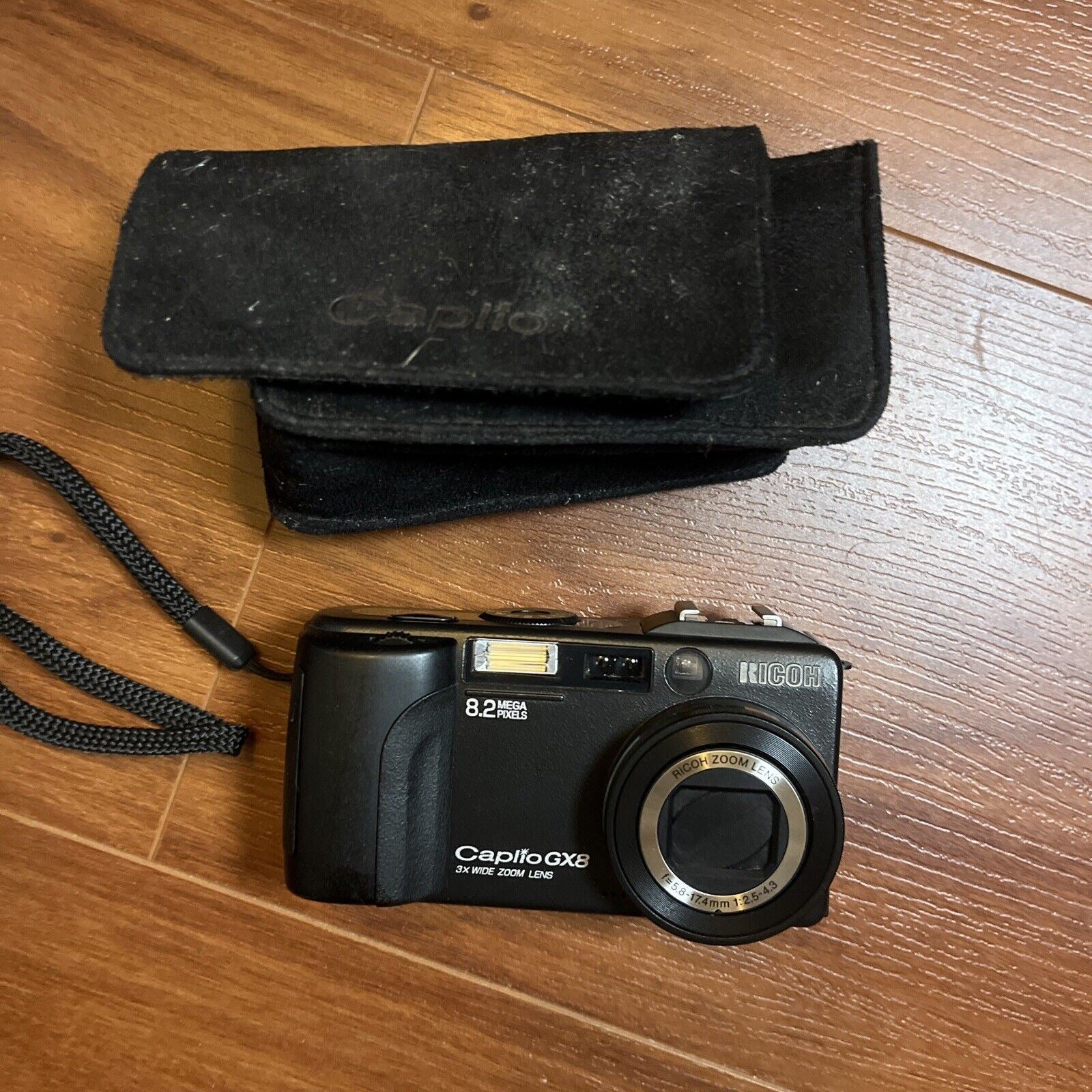 Ricoh Caplio GX8 Digital Camera 8.2MP 3x Wide Zoom Lens – Retro Unit