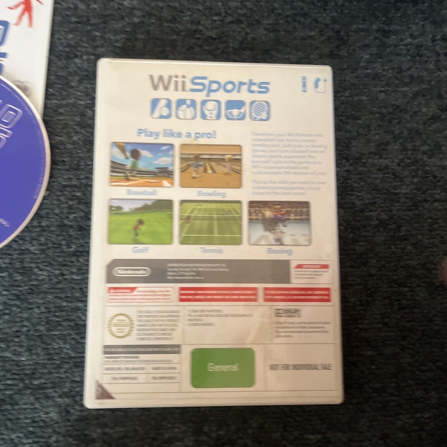 Wii Sports & World Sports Party - Nintendo Wii PAL With Accessories With Case