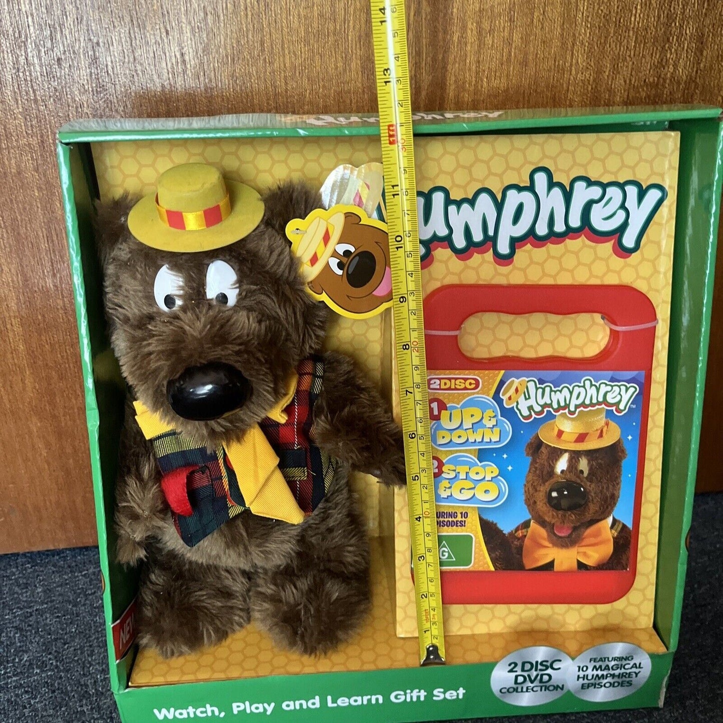 Humphrey Watch, Play and Learn Gift Set DVD & Bear Region 4