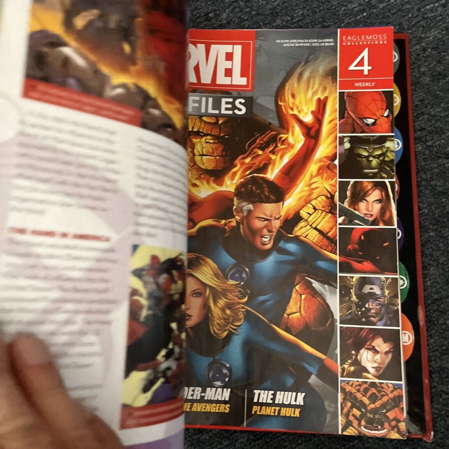 Marvel Fact Files Folder - 9x Weekly Chapters 2013