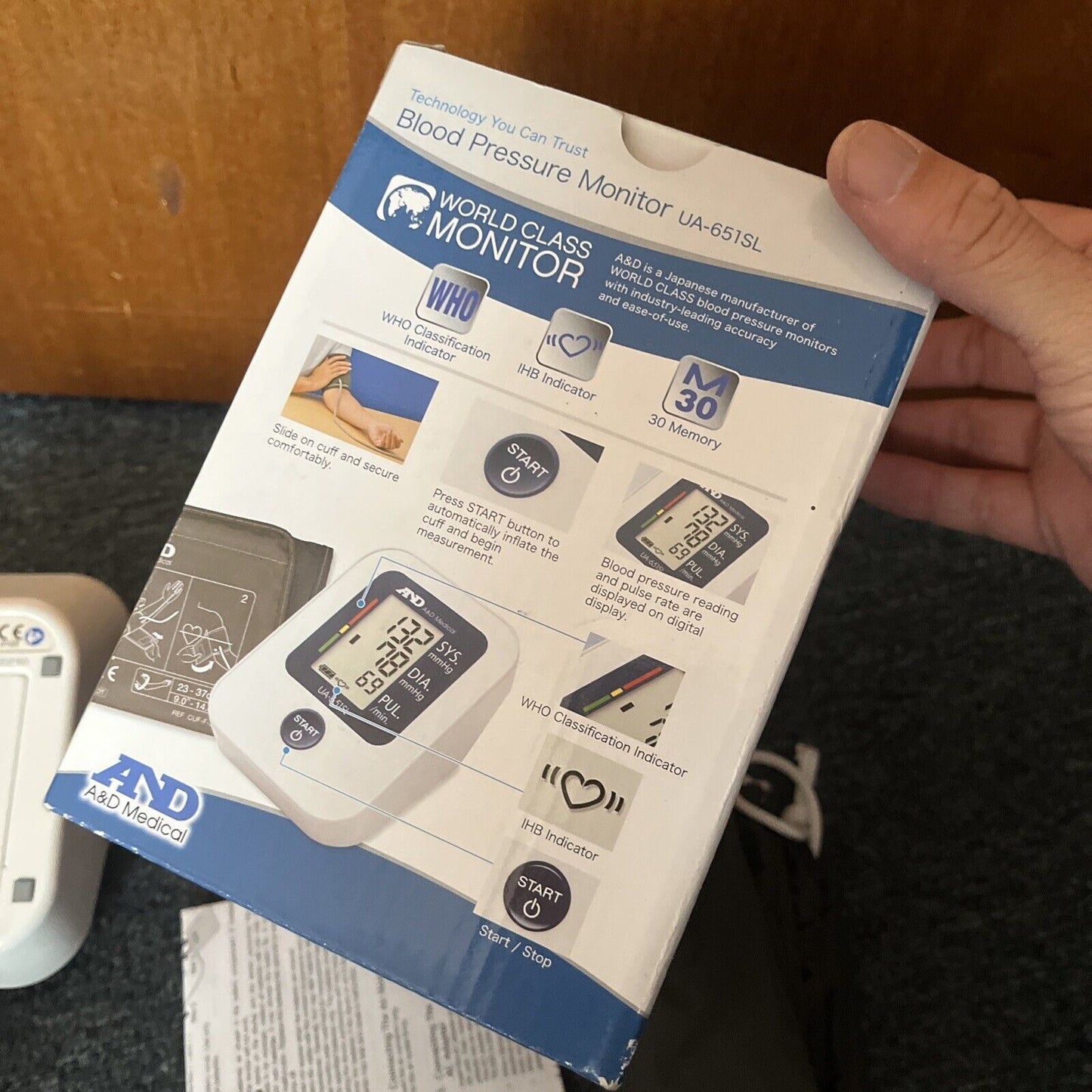 A&D Medical UA-651SL Upper Arm Blood Pressure Monitor