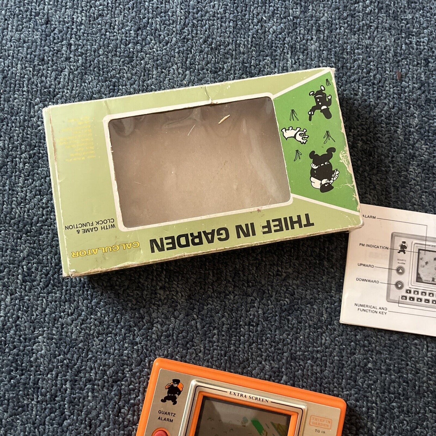 Thief In Garden Game & Calculator & Clock TG-18  From 1982 G. J Coles & Coy