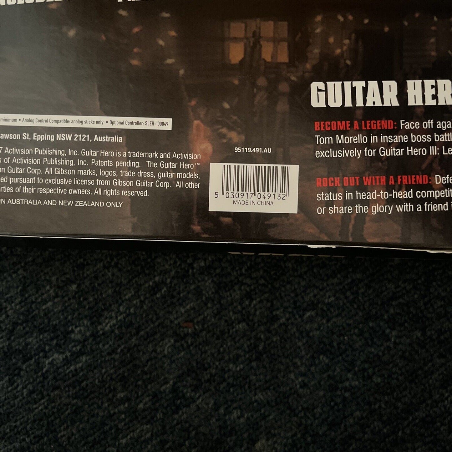 Guitar Hero 3 Legends of Rock Wireless Guitar and PlayStation 2 PS2 Game PAL