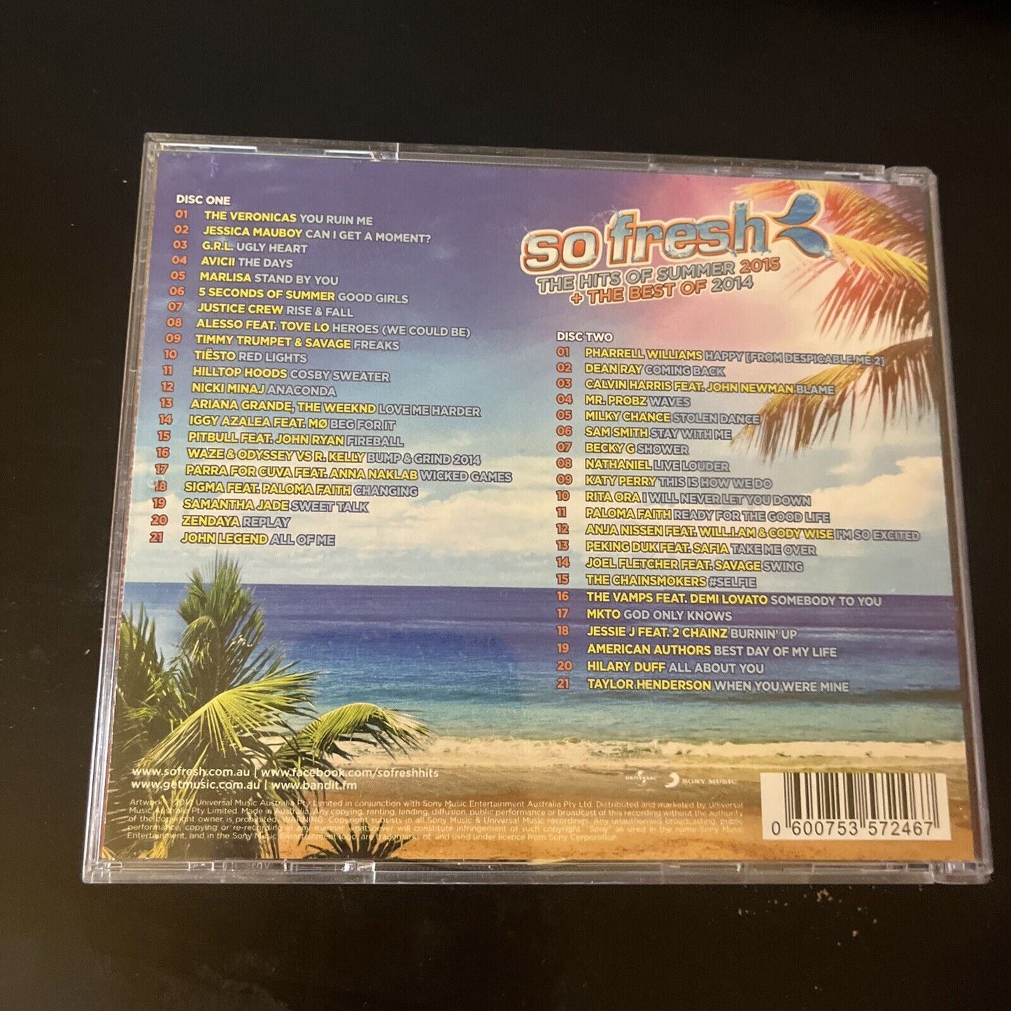 So Fresh: The Hits of Summer 2015 by Various Artists (CD)