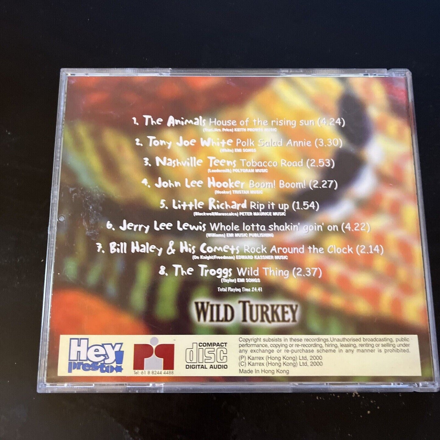 Wild Turkey Promo CD - Genuine Rock (CD, 2000)