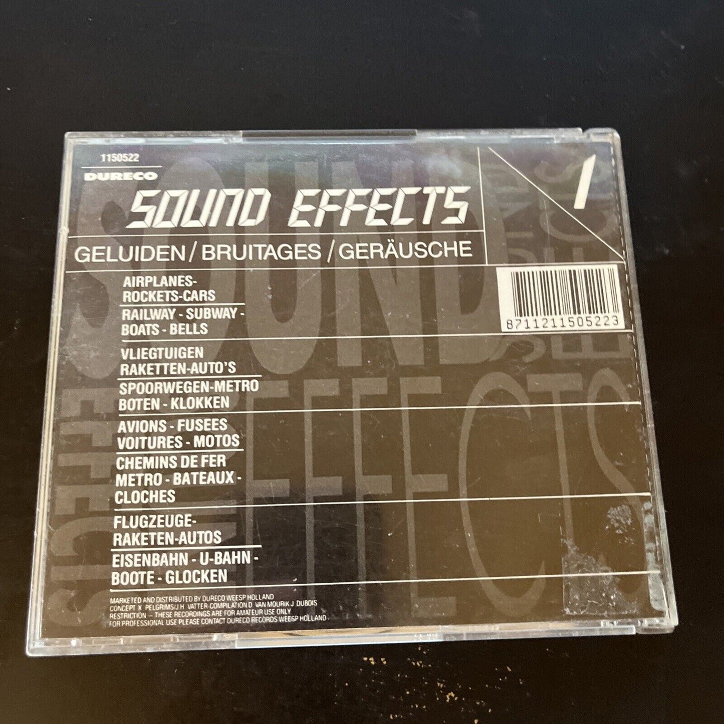 Geluiden / Bruitages / Gerausche - Sound Effects 1 (CD, 1988)