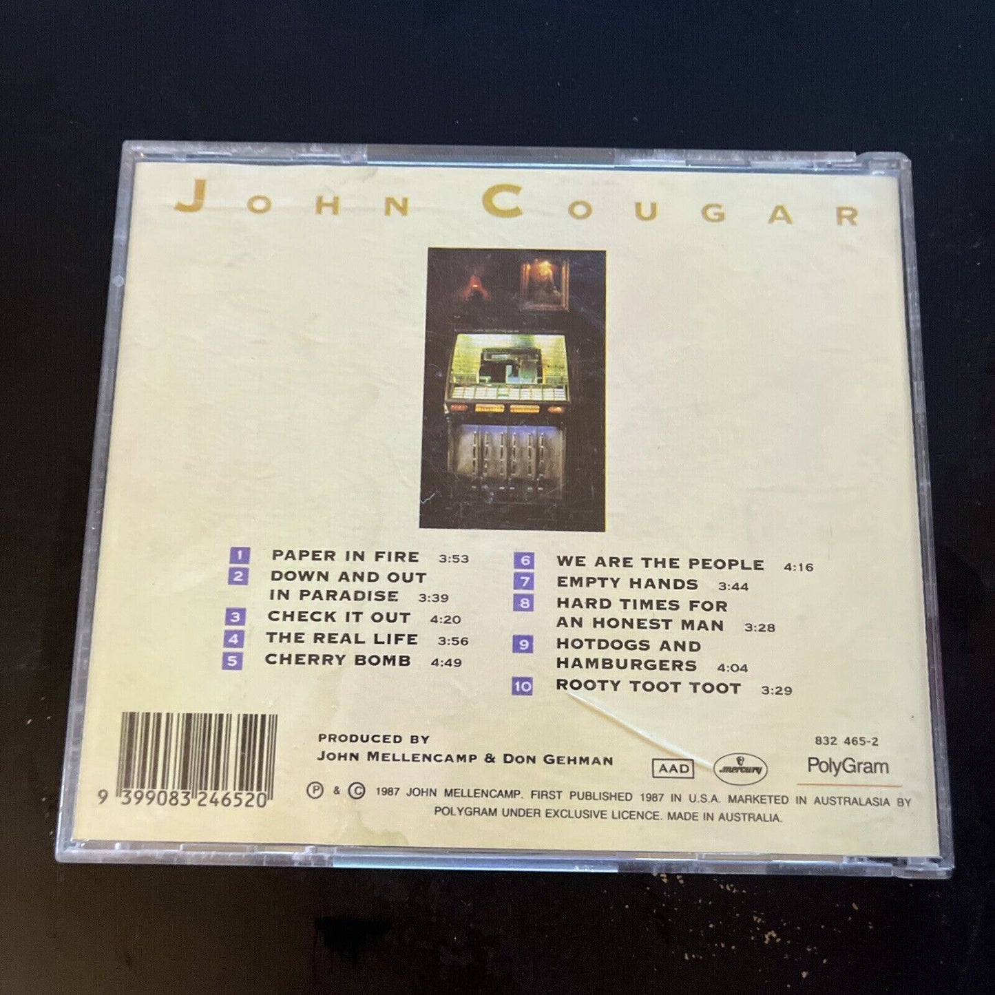 John Mellencamp – The Lonesome Jubilee (CD, 1987) Mercury CD - Southern Rock