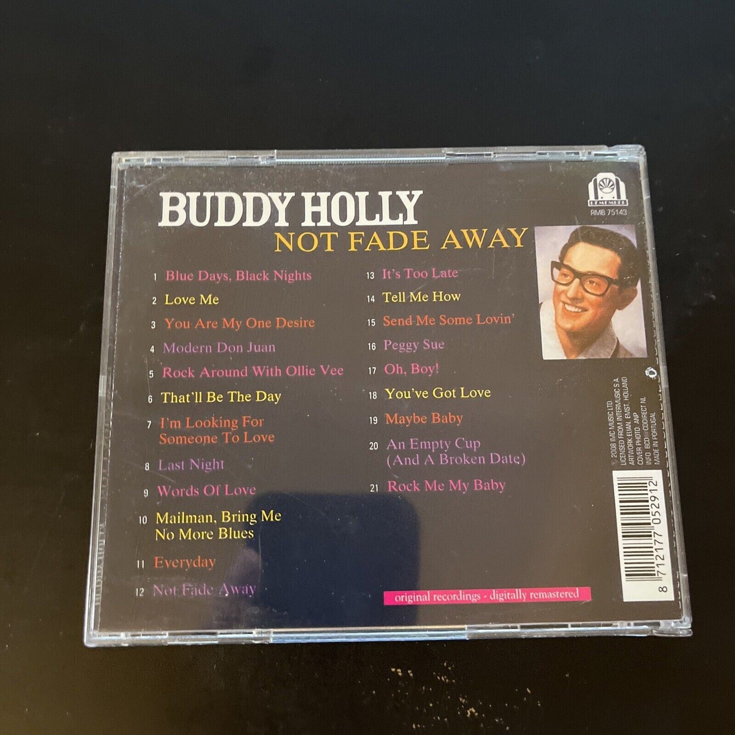 Buddy Holly - Not Fade Away - 21 Classic Tracks (CD, 2008)