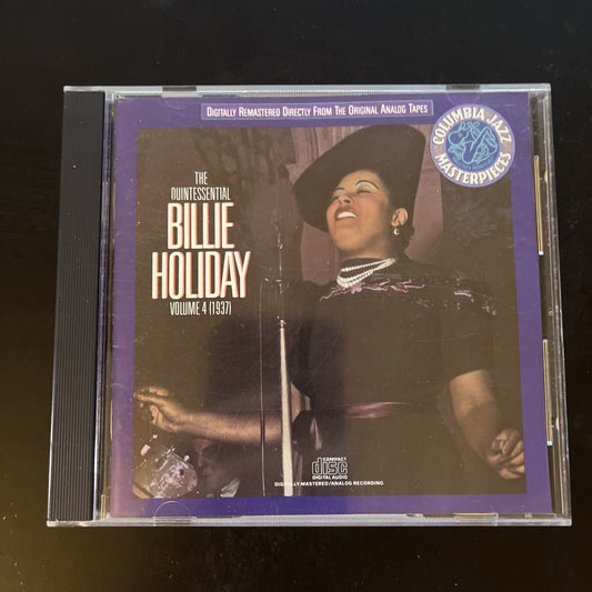 Billie Holiday - The Quintessential Billie Holiday Volume 4 (CD, 1937)