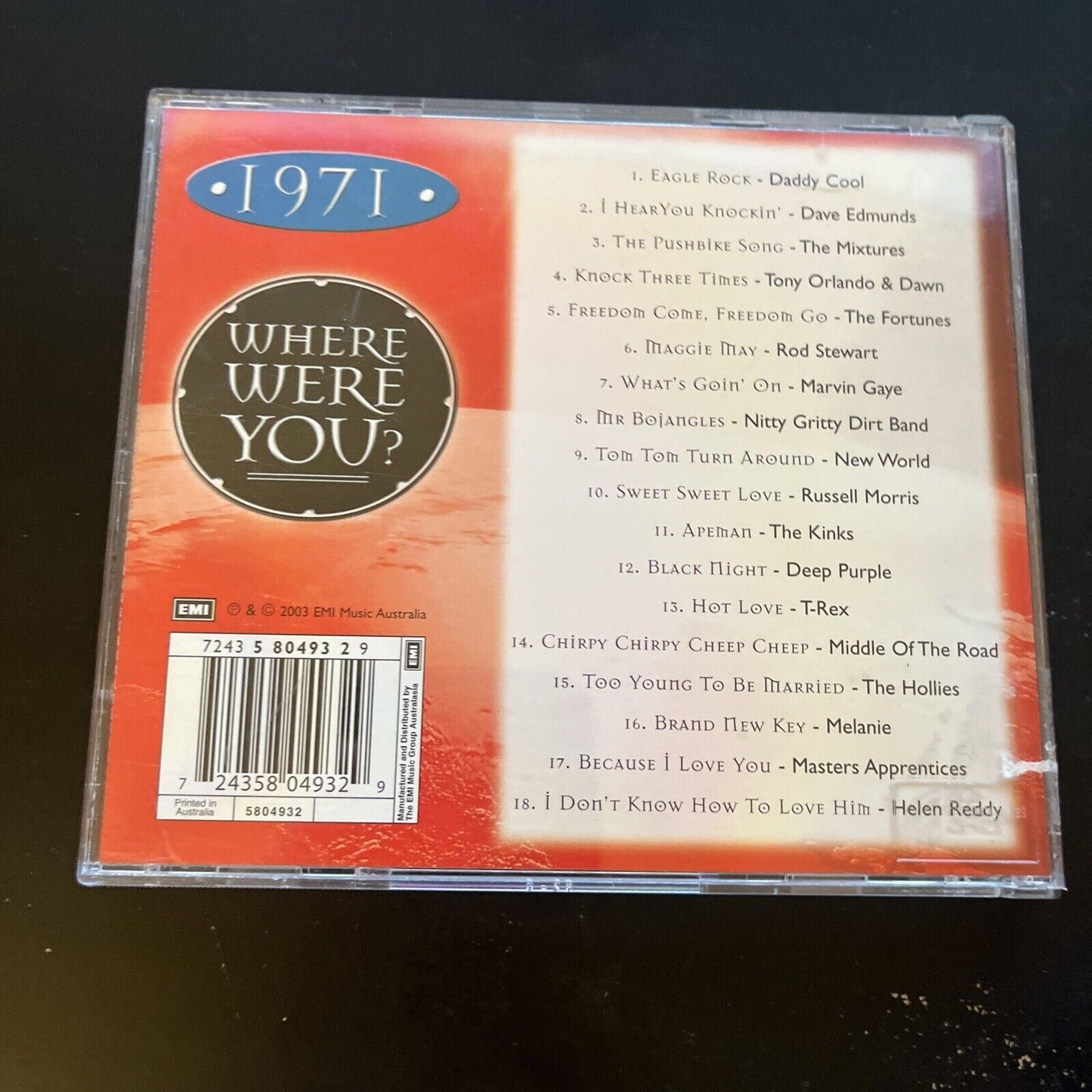 1971: Where Were You? (CD, 2003)