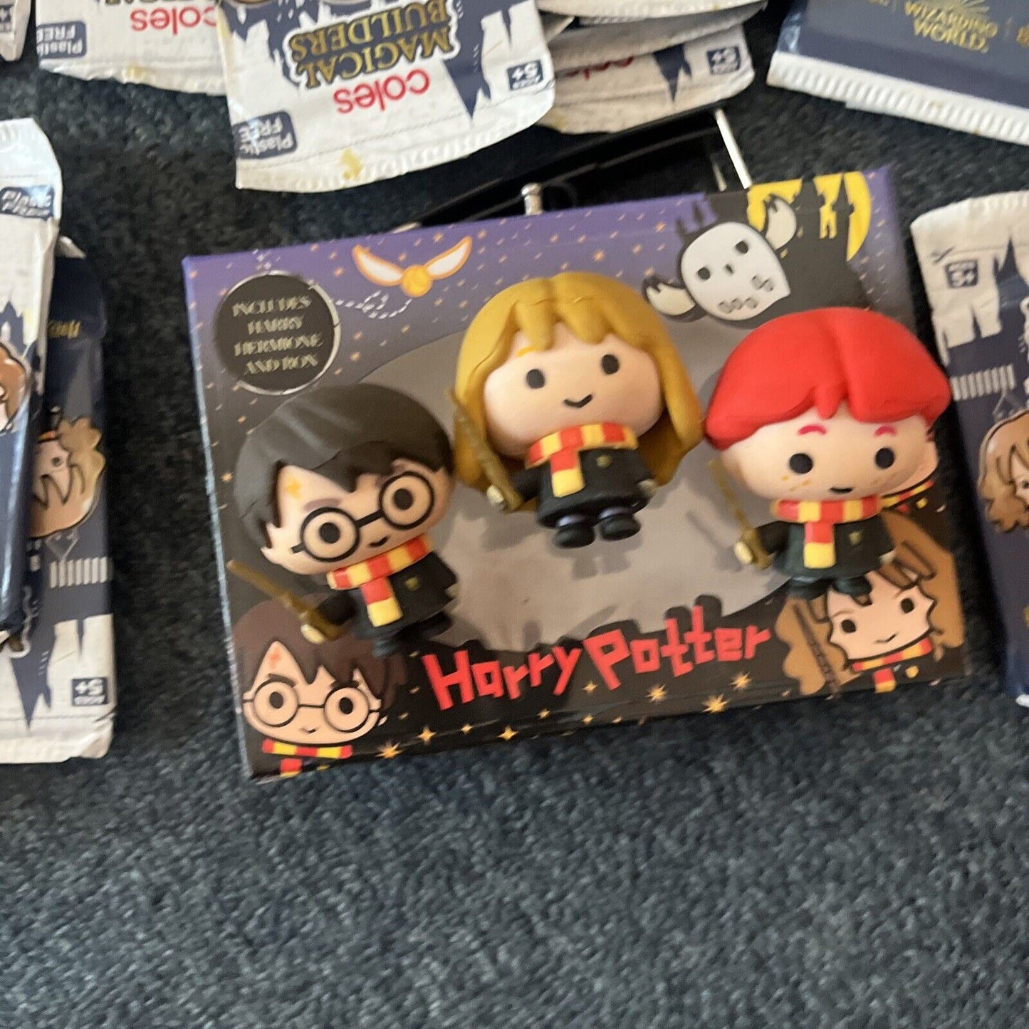 43x Coles Magical Builders Harry Potter & Harry Potter Eraser Set