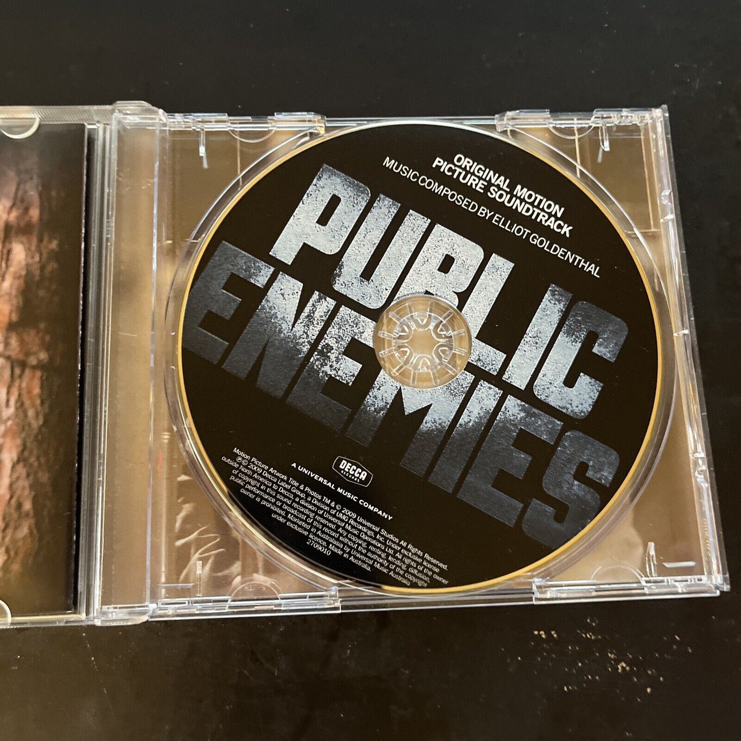 Public Enemies Original Motion Picture Soundtrack - Elliot Goldenthal (CD, 2009)