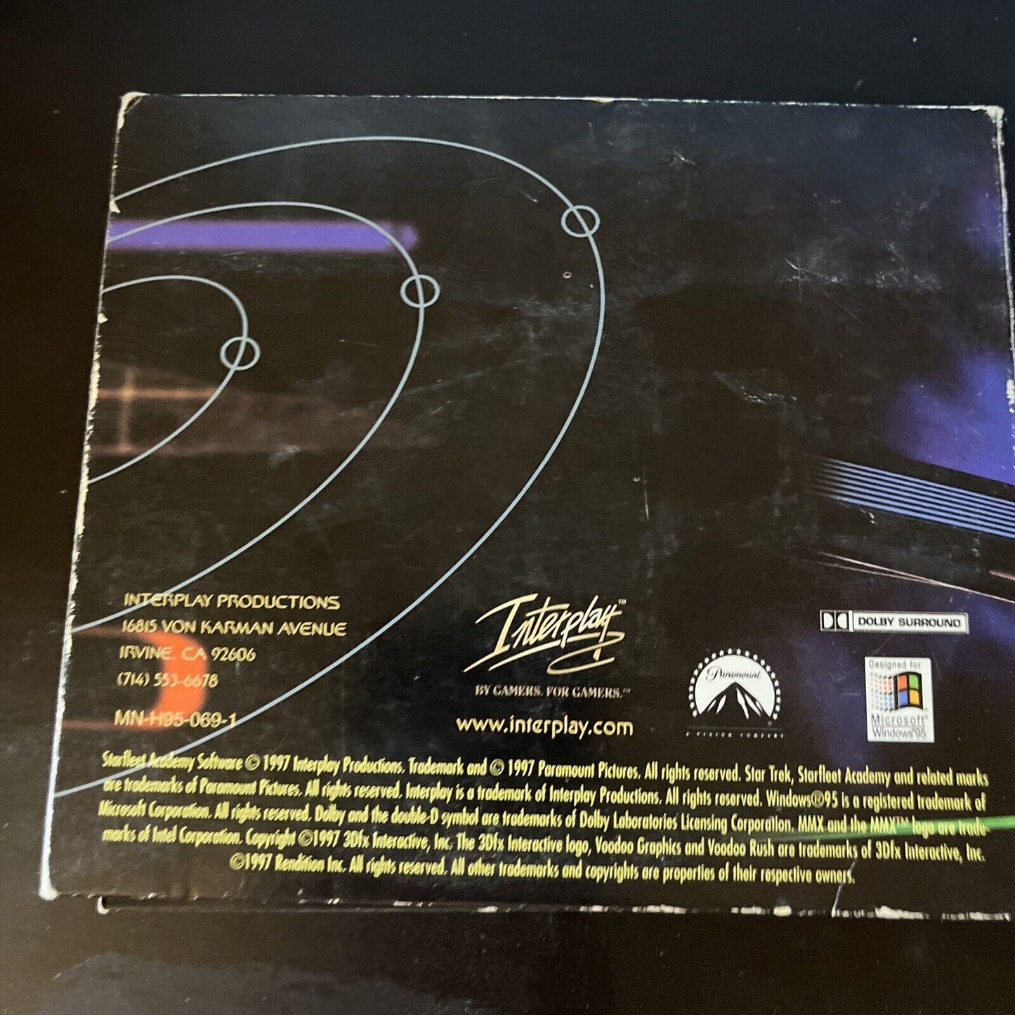 Star Trek Starfleet Academy PC CDROM Windows 95