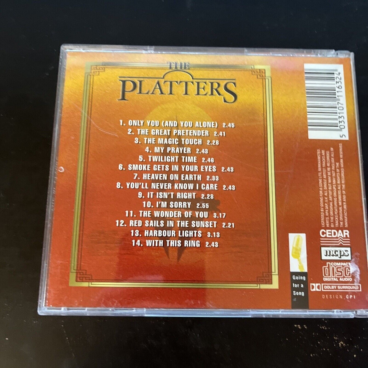 The Platters - Red Sails in the Sunset CD