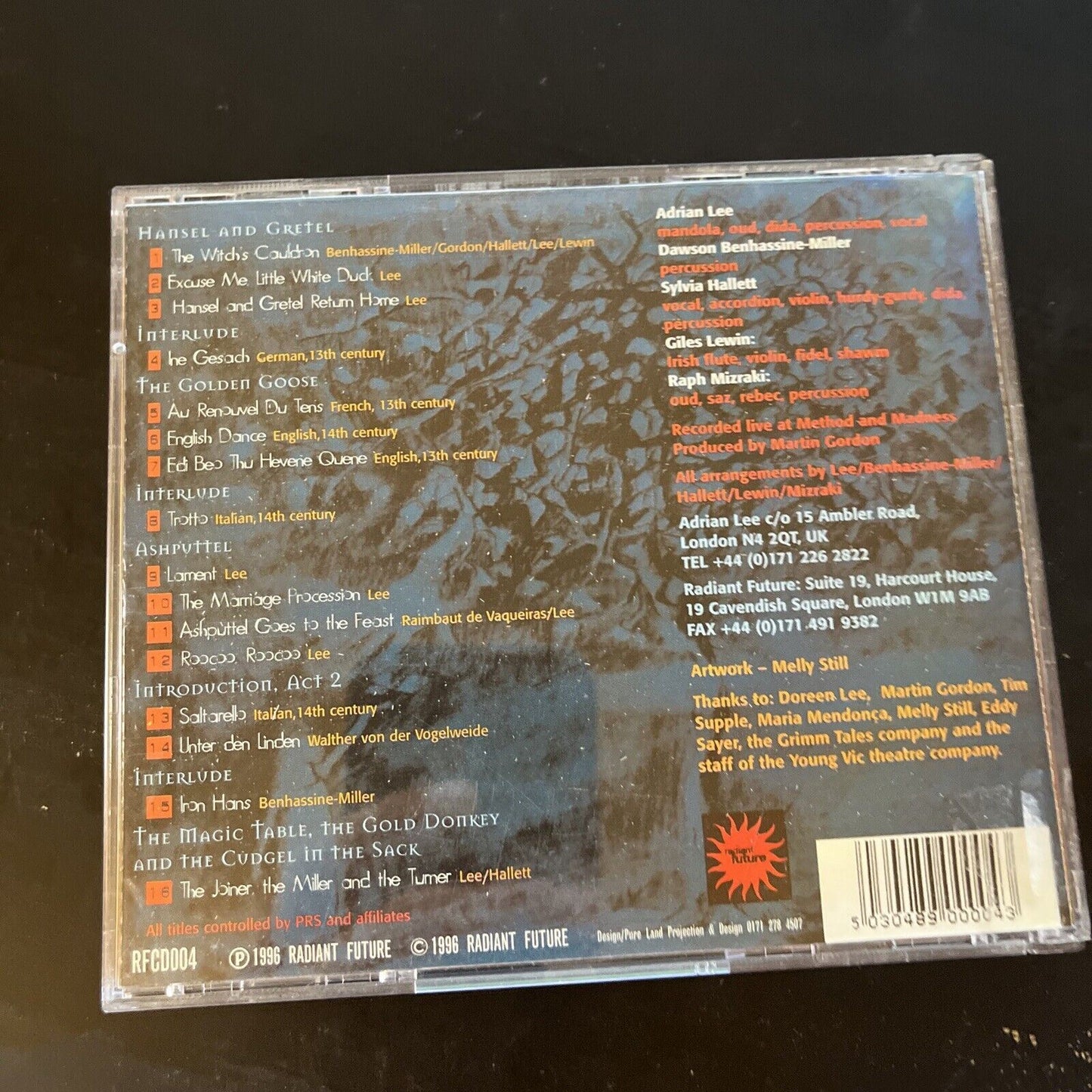 Grimm Tones for Grimm Tales by Adrian Lee (CD, 1996)