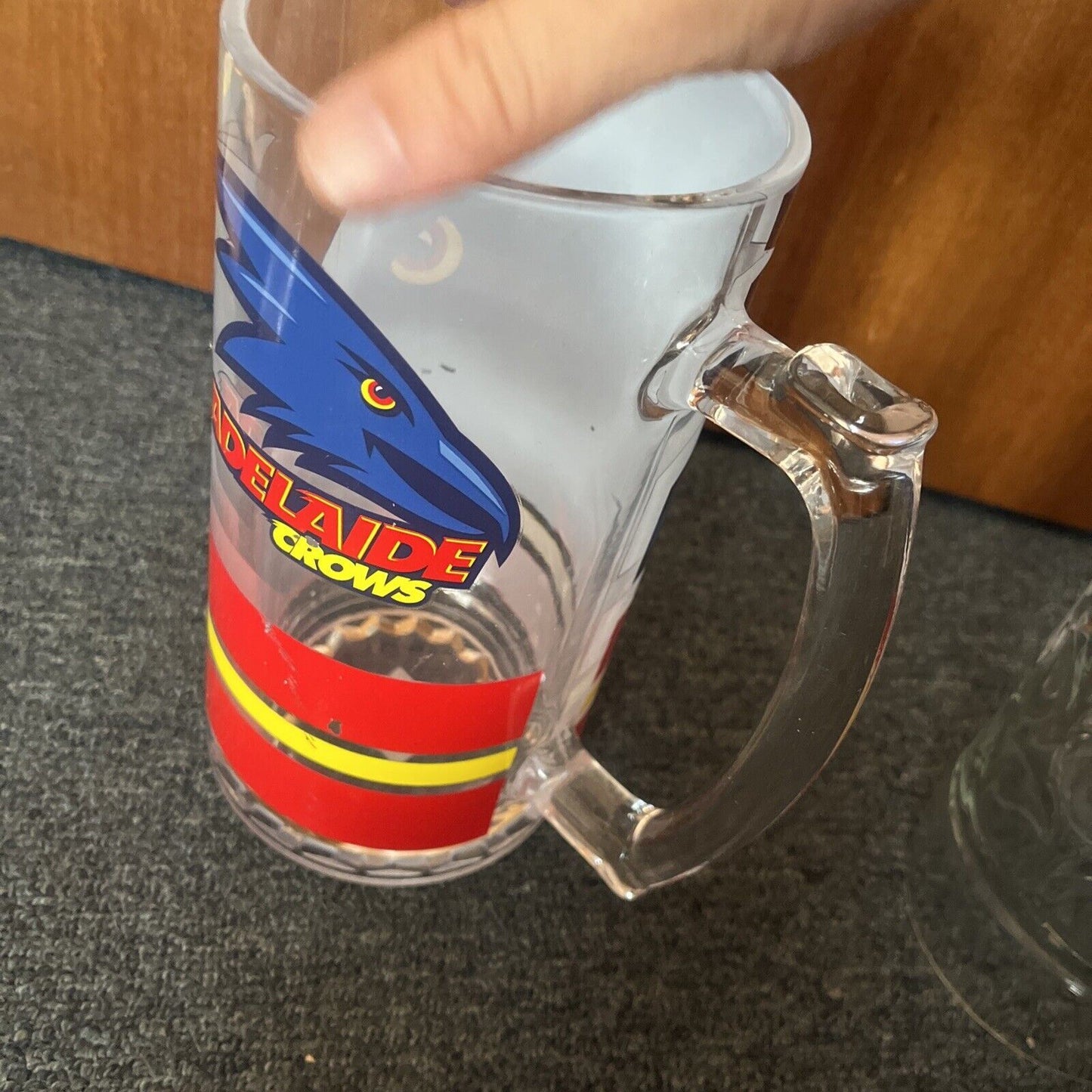 Adelaide Crows Beer Stein Large Size & Paulaner Munchen 1L