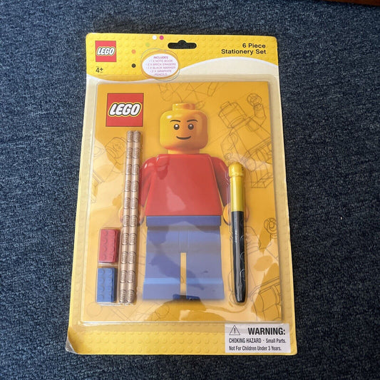 *New Sealed* Lego 6 Piece Stationary Set 2012 Rare Collectable