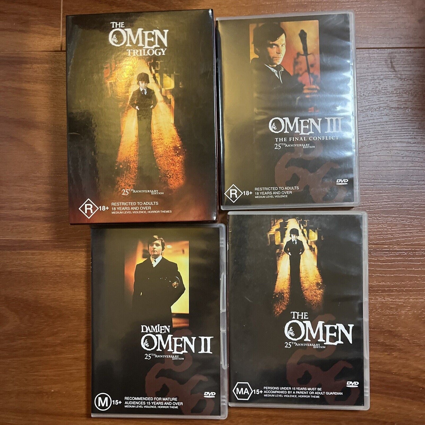 The Omen Trilogy - 25th Anniversary Edition (DVD, 1981, 3-Disc) Region 4