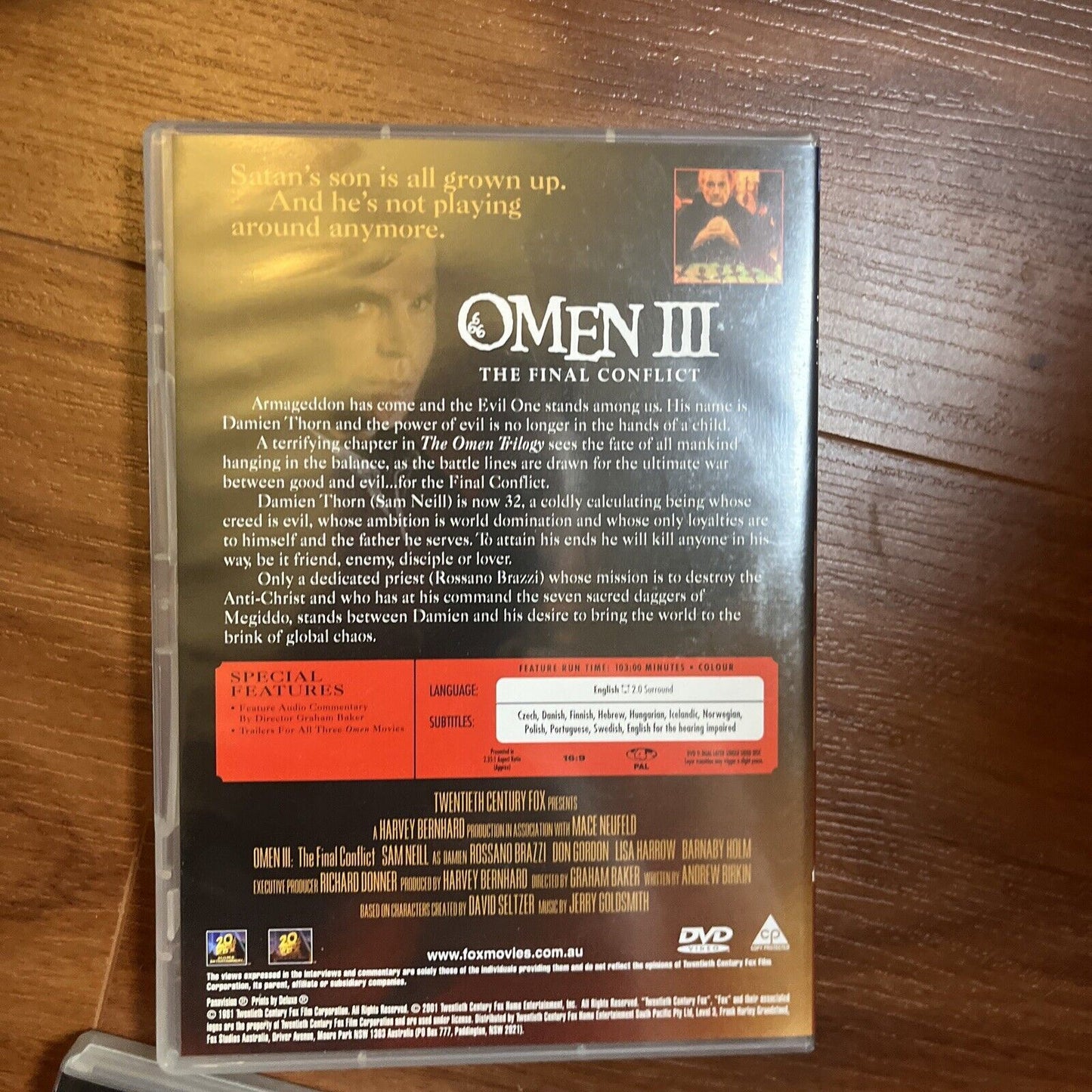 The Omen Trilogy - 25th Anniversary Edition (DVD, 1981, 3-Disc) Region 4