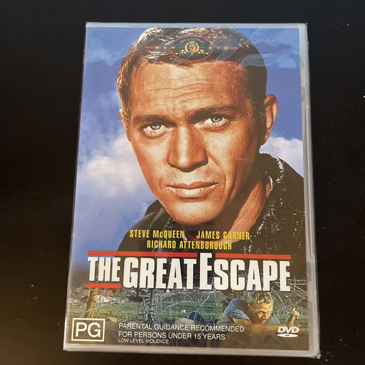*New Sealed* The Great Escape (DVD, 1963) Steve McQueen, James Garner, Region 4